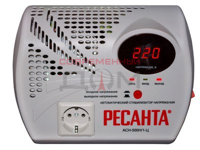 Стабилизатор напряжения РЕСАНТА АСН- 1000 Н2/1-Ц