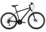 Велосипед STARK Outpost 26.1 D черный/голубой 20" HQ-0009238