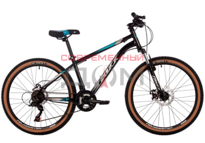 Велосипед FOXX 24SHD.CAIMAN.12BK4 черный 168632