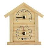 Термометр с гигрометром Банная станция "Домик" 