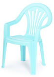 Стул (кресло) детский (голубой) /М2525/Башкирия