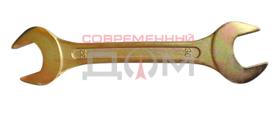 Ключ рожковый USPEX 9х11мм, углеродная сталь, желтое цинковое покрытие /630911-12/