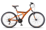 Велосипед STELS Focus 26 18-SPV030*LU086305*LU083837*18" Тёмно-синий/оранжевый