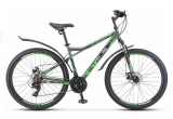 Велосипед STELS NAVIGATOR-710 MD 27.5" V020*LU093864*LU085138* 18" Антрацитовый/зелёный/чёрный