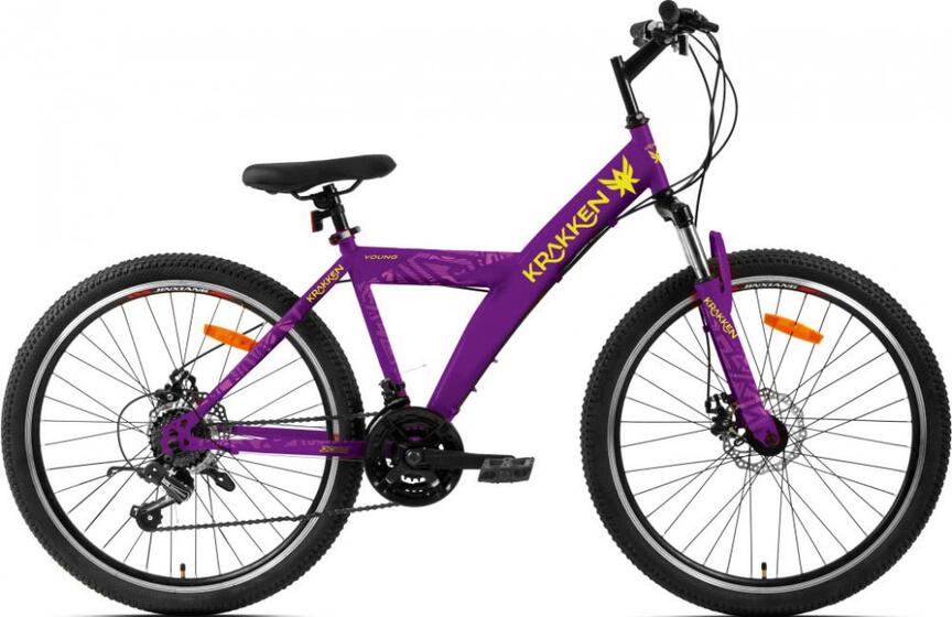 Велосипед Krakken Young 26/16.5" фиолетовый /колеса 26", рама -16,5"