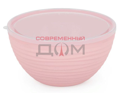Чаша Оазис 2,5л (с крышкой) (розовый)М8412 /Башкирия