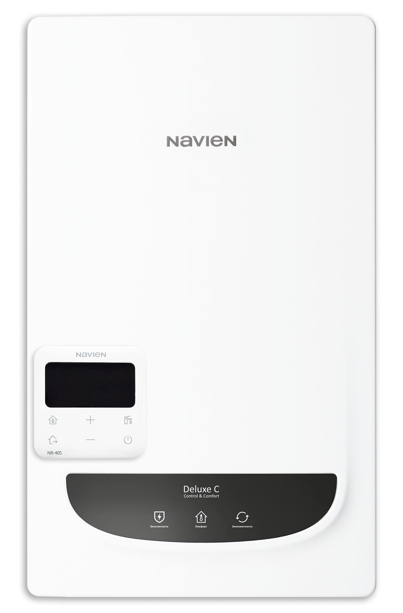Котел наст. Navien S Deluxe COAXIAL PRO-24K /выносной пульт/ закрыт. (без стояка) до 240кв.м, 2-х конт.