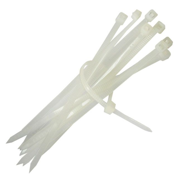 Ремешок-Хомут USPEX 3,5х200 белые (100шт) Ремешок-Хомут USPEX 3,5х200 белые (100шт)