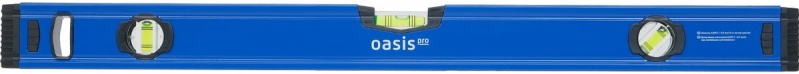 Уровень алюминиевый Oasis Pro 1500мм, коробчатый магнитный с зеркальным глазком