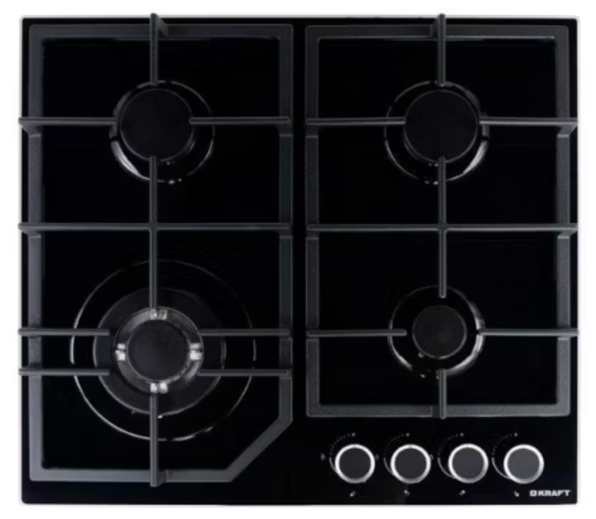 Поверхность газовая KRAFT KF-HV6325BW