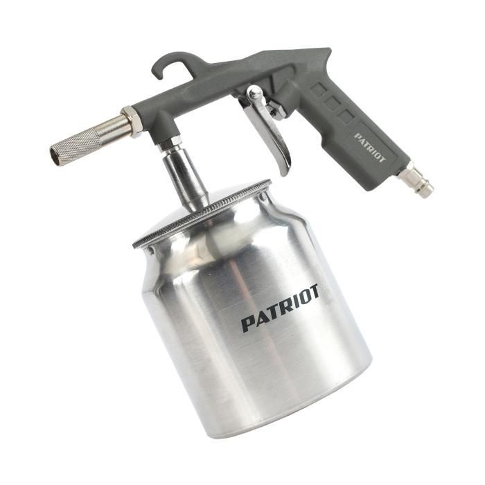 Пистолет пескоструйный PATRIOT GH 166А /бачок 0,75л, 300 л/мин, давление 3-5 Бар Пистолет пескоструйный PATRIOT GH 166А /бачок 0,75л, 300 л/мин, давление 3-5 Бар
