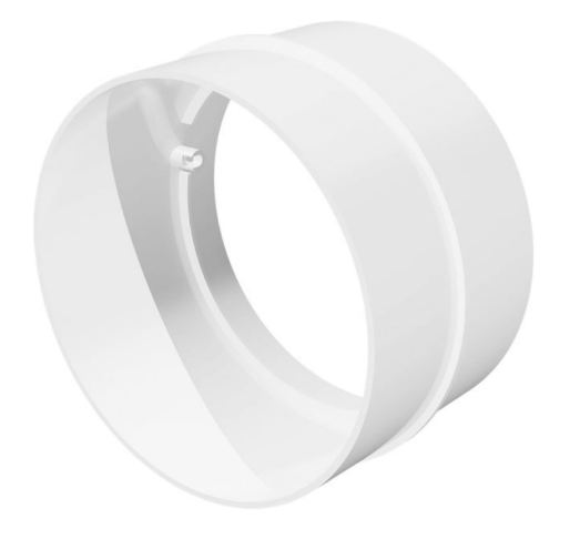 Соединитель круглый 125 СКП "ЭВЕНТ"