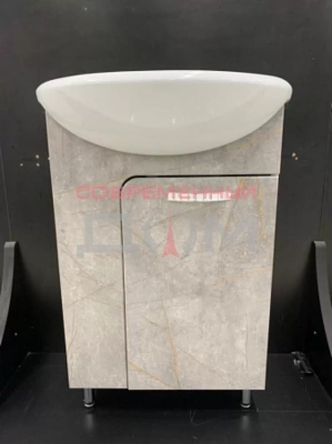 Тумба ЭКО 1 (550) Уют Мрамор серый