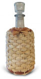 Бутылка стеклянная "Фуфырек" 1,5л, 56-П29Б-1500 оплетенная листьями кукурузы