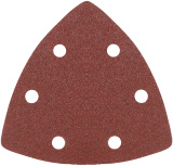 Треугольник шлифовальный PATRIOT на липучке, 80х80х80мм, Р100, 6 отверстий, 5 шт