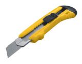 Ручной инструмент Нож с сегментир. лезвием InWork 18 мм, пласт. корпус, мет. направляющая, сдвиж. фиксатор
