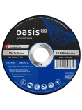 Диск отрезной Oasis Pro 115х1х22 мм Диск отрезной Oasis Pro 115х1х22 мм