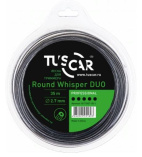 Леска для триммера TUSCAR Round Whisper DUO, Professional