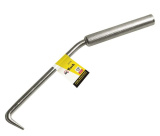 Ручной инструмент Крюк вязальный USPEX 250мм, с металлической ручкой