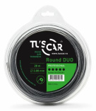 Леска для триммера TUSCAR Round DUO, Professional