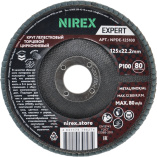 Диск лепестковый NIREX Expert 125*22.2 P100 NPDE-125100 Диск лепестковый NIREX Expert 125*22.2 P100 NPDE-125100