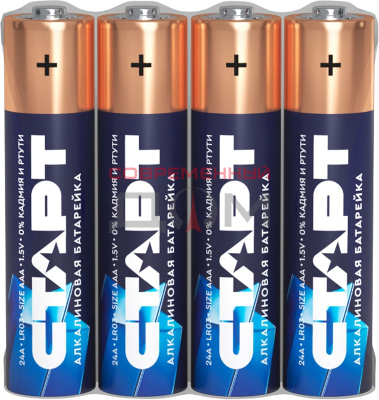 Батарейка СТАРТ 4 шт AAА пленка