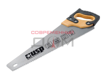 Ножовка по дереву USPEX Профи 500мм 3D-заточка, каленая /40483/