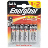 Батарейка ENERGIZER AAA MAX /6шт/ NEW