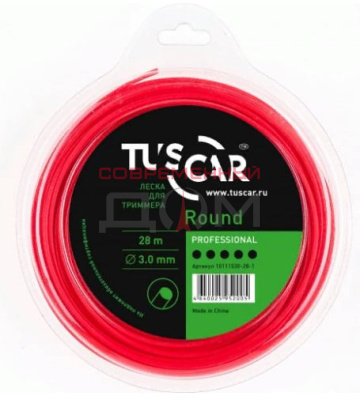 Леска для триммера TUSCAR Round Professional